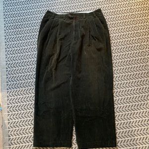 VINTAGE Canali Green Baggy Corduroy.